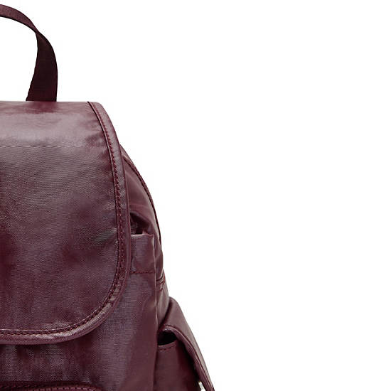 Kipling City Pack Mini Classic Metallic Rygsække Bordeaux | DK 1480MQ